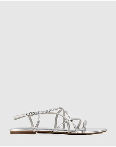 Edward Meller - SAMILLE Strappy Crystal Sandal