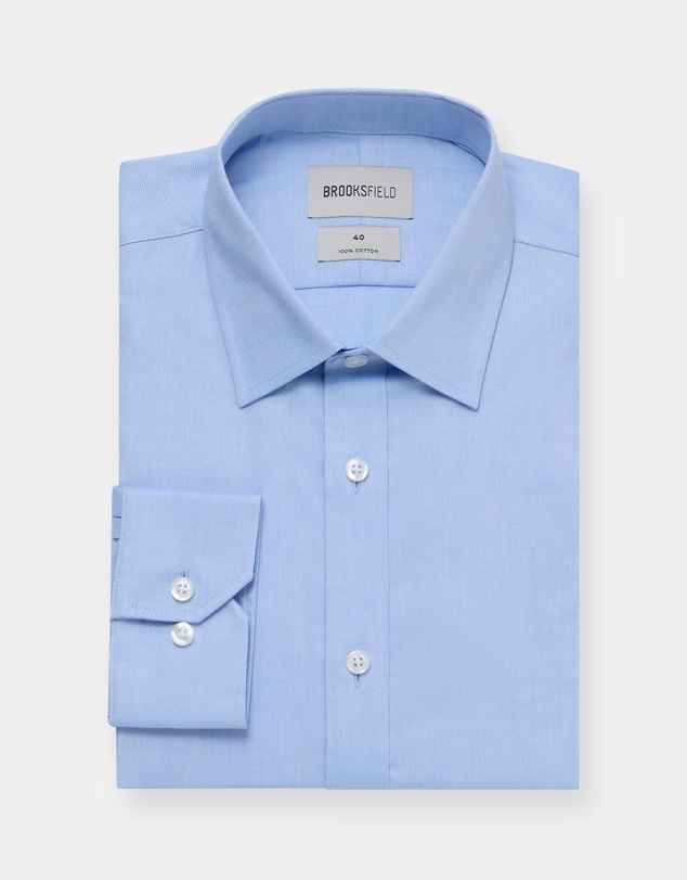 Brooksfield - Staple Textured Business Shirt