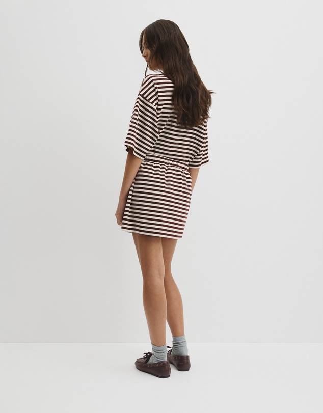 Country Road - Australian Cotton Blend Stripe Jersey Skirt