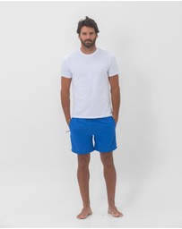 Coast Clothing - Blue Swim Shorts