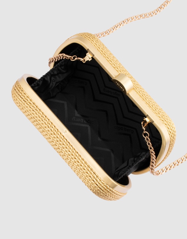 Olga Berg - Martina Coiled Rope Clutch