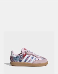 adidas Originals - Adidas Liberty London Samba OG Comfort Closure Elastic Lace Shoes - Babies