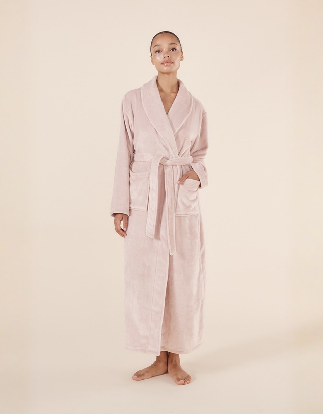 Gingerlilly - Imogin Pink Plush Robe