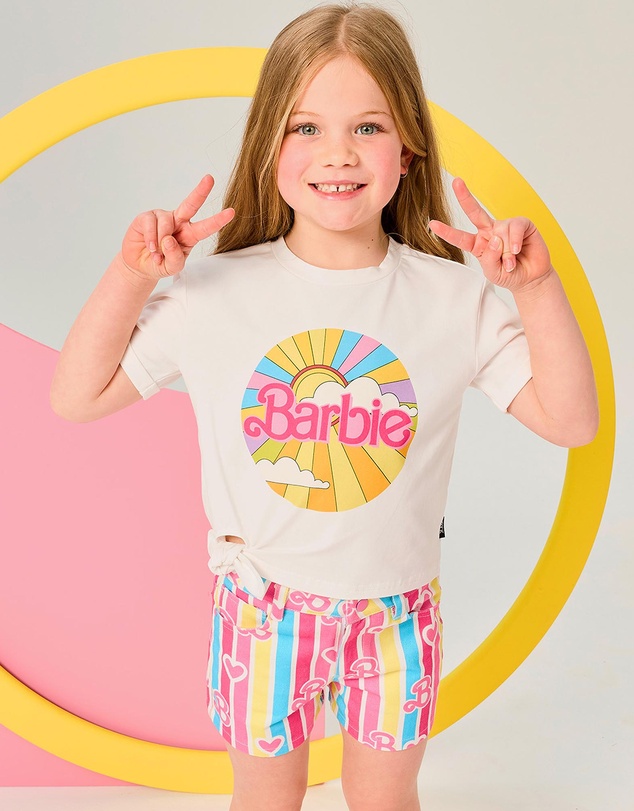 Rock Your Kid - Barbie Denim Shorts - Kids-Teens