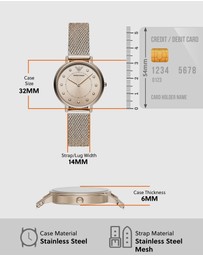 Emporio Armani - Pink Analogue Watch