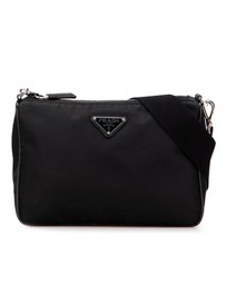 Pre-Loved by Azura Reborn - Pre-Loved Saffiano Trimmed Re Nylon Zip Top Crossbody