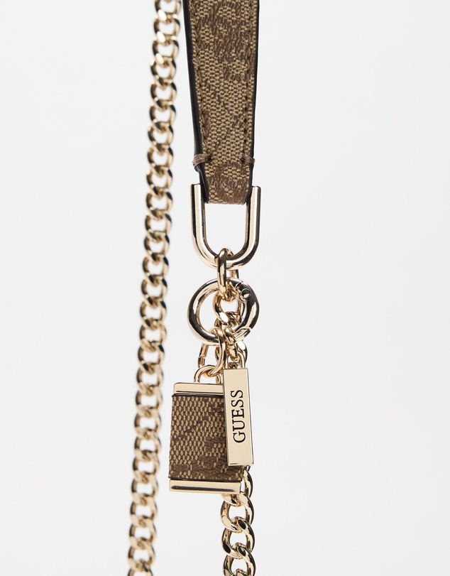 GUESS - Yvonne Logo Mini Top Handle Flap Bag