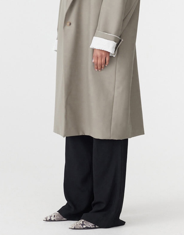 Bassike - Soft Longerline Coat