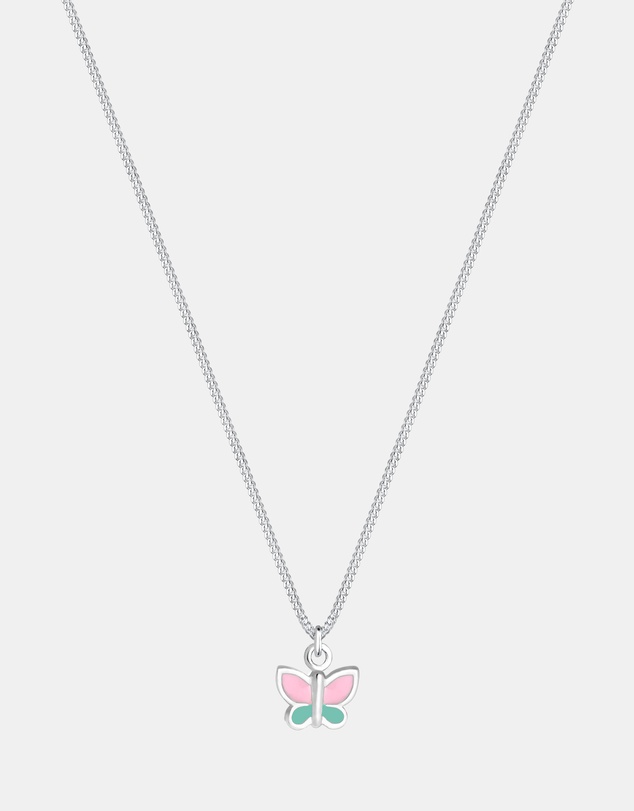 Elli Jewelry - Butterfly Kids Necklace in 925 Silver