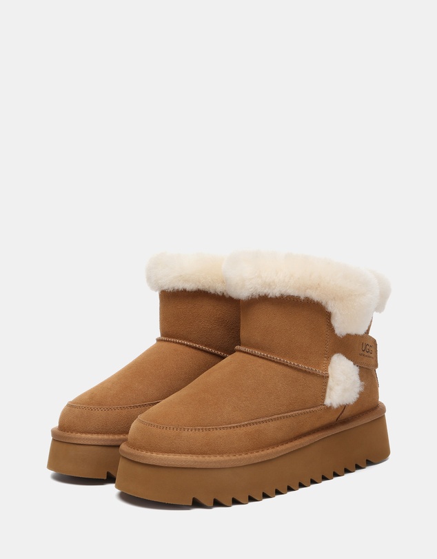 EVERAU - Australian Shepherd Ugg Bynnie Cow Suede Upper UGG Boots