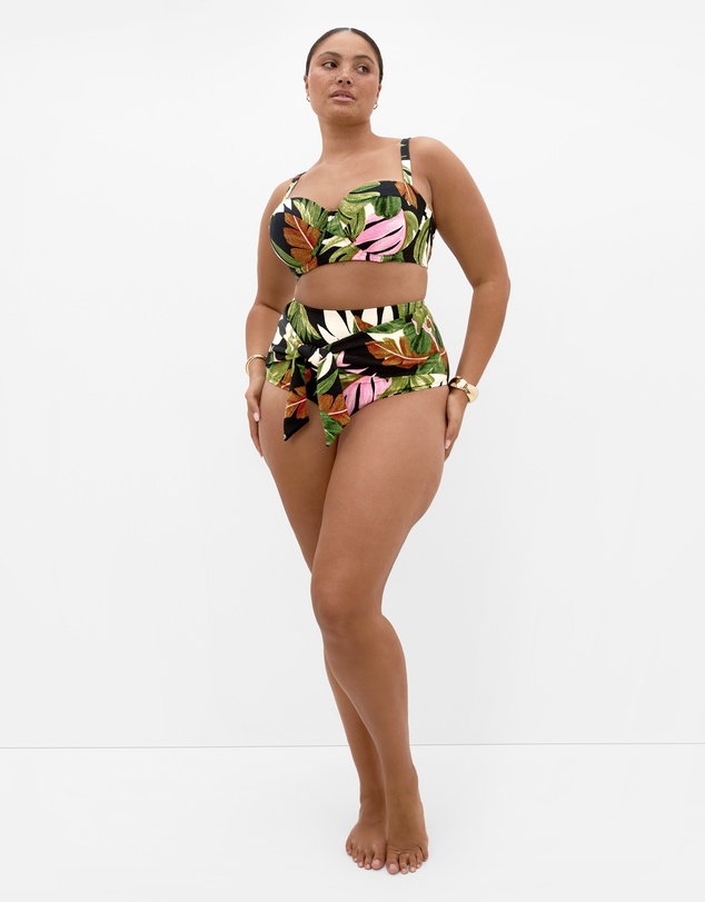 City Chic - Paradiso Print Underwire Bikini Top