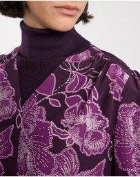 David Lawrence - Garnet Silk Blouse