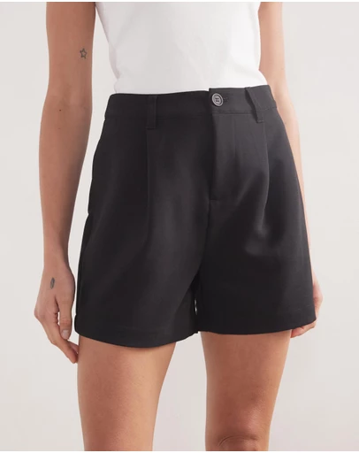 Dazie - Heritage Tailored Woven Shorts