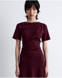 & Other Stories - Draped SS Midi Dress