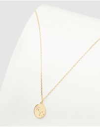 Luna Rae - Solid Gold - Stars of Scorpio Necklace