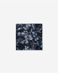 Calibre - Midnight Bloom Pocket Square