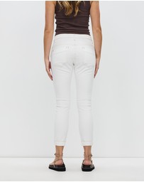 DRICOPER DENIM - Cuffed White Jeans