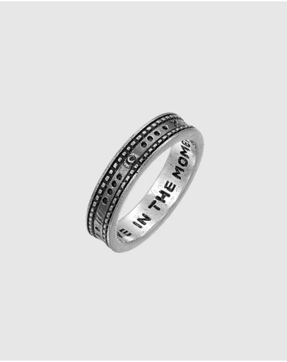 Haze & Glory - ICONIC EXCLUSIVE - Universe Ring in Oxidised 925 Silver