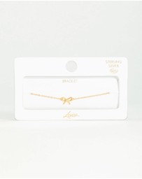 Lovisa - Gold Plated Sterling Silver Bow Chain Bracelet