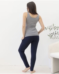 Angel Maternity - Eden Ultra Soft Maternity Lounge Pants in Navy Bamboo
