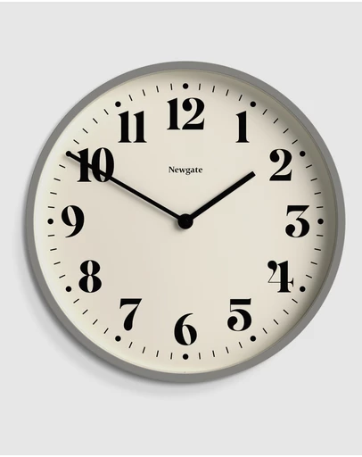 Newgate - Newgate Number Two Wall Clock Matte Posh Grey