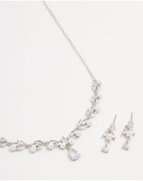 Lovisa - Silver Cubic Zirconia & Pearl Jewellery Set