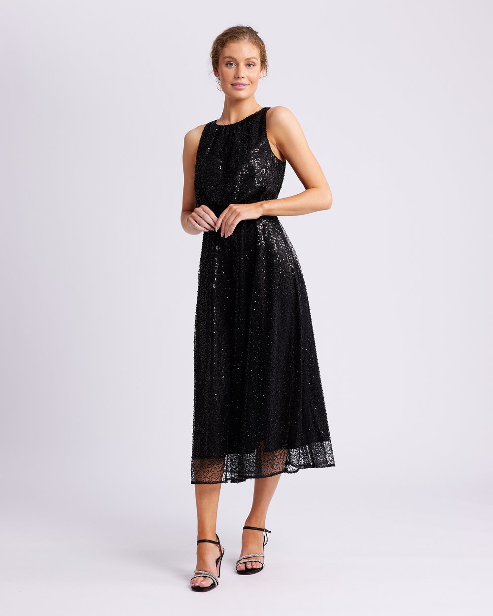 venetian midi dress VENUS Cotton Linen Shirt Midi Dress | Venetian Patchwork