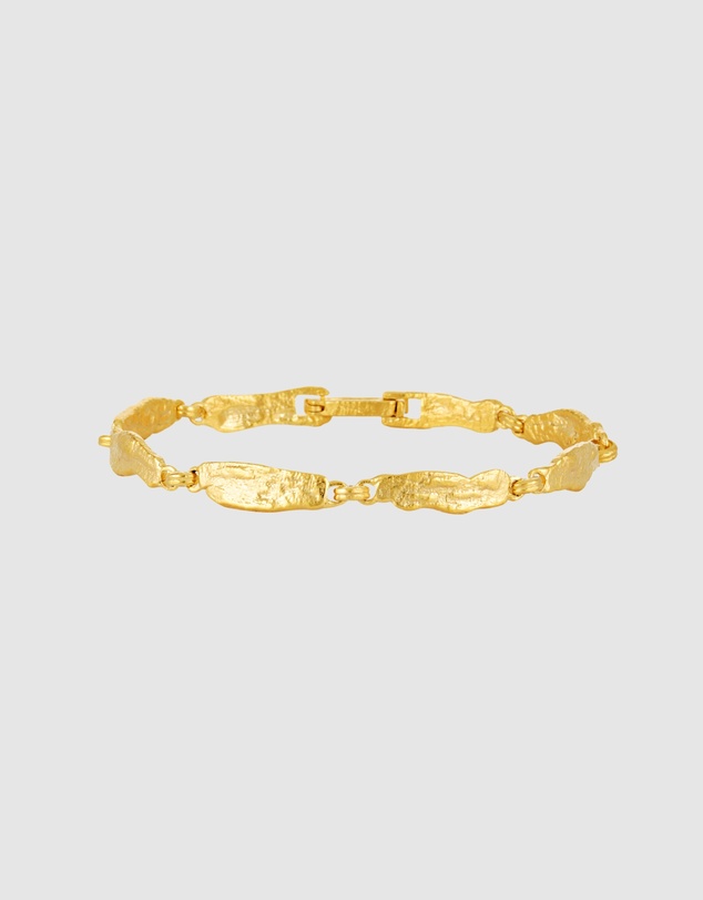 HOUSE OF SLANI - Textured Amara Gold Bracelet