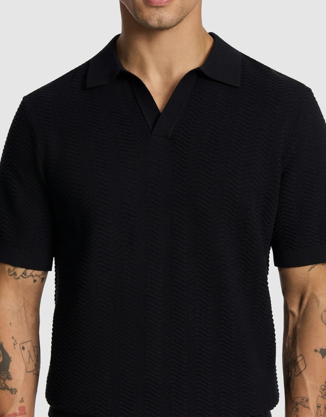 yd. - Josh Knitted Polo Shirt