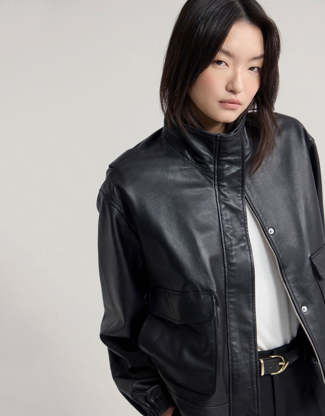 Oxford - Rosie Leather Bomber Jacket