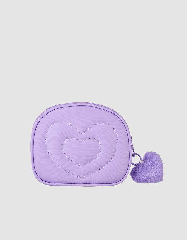 Allkinds - Heart Quilted Cosmetic Bag
