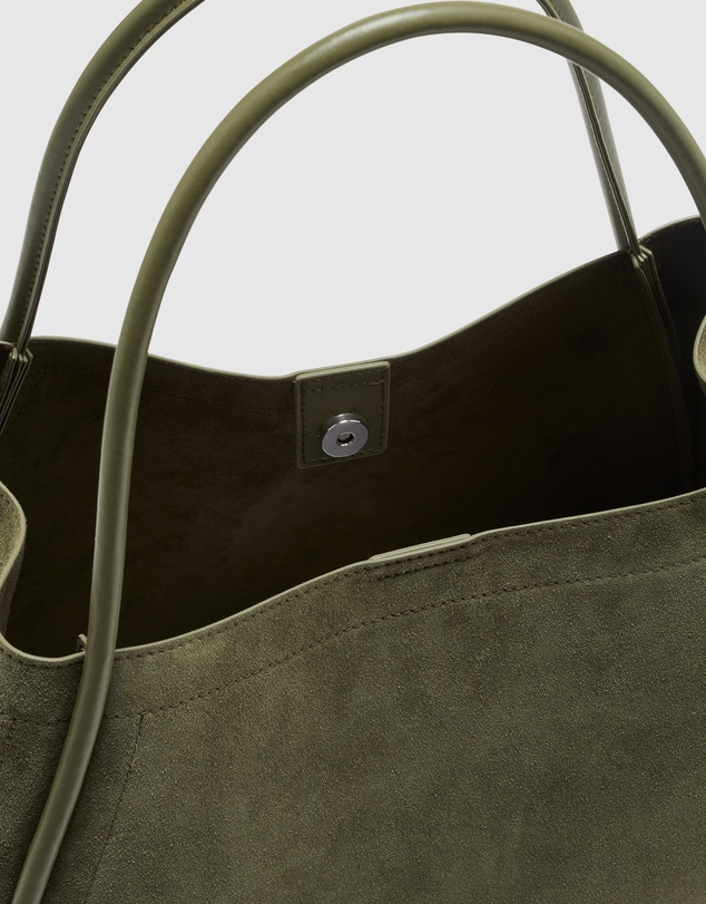 Nakedvice - The Nyla Khaki Suede Bag