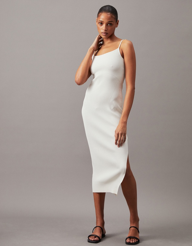 Calvin Klein Jeans - Sculpted Knit Midi Dress