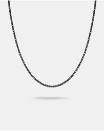 THOMAS SABO - THOMAS SABO Tennis Necklace Sparkling Black with Zirconia Stones