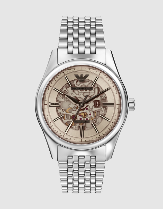 Emporio Armani - Silver Tone Analogue Watch