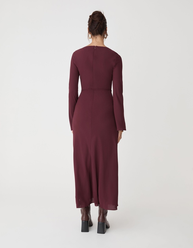 Forcast - Quinn Bias Tie Waist Dress