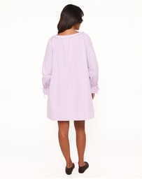 Petal & Pup - Wendy Mini Dress - Lilac Gingham