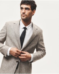Country Road - Regular Linen Cotton Textured Jacket