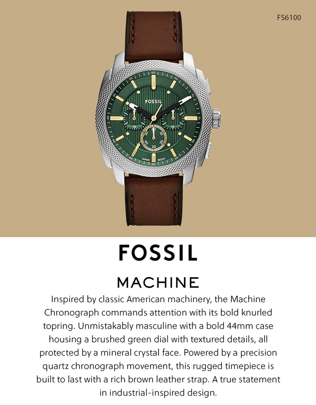 Fossil - Machine Brown Chronograph Watch