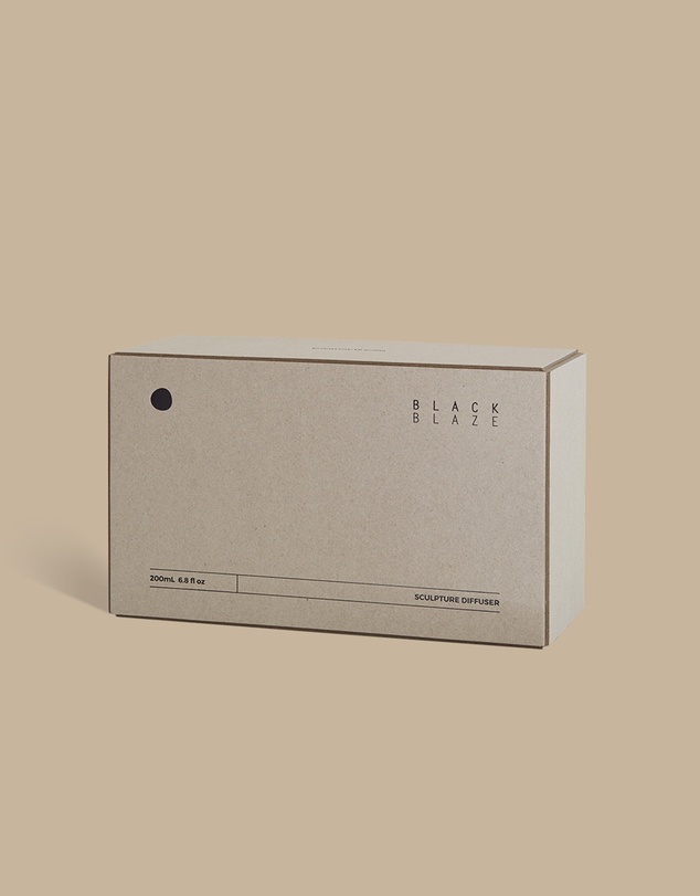 Black Blaze - Vetiver & Fig Sculpture Diffuser