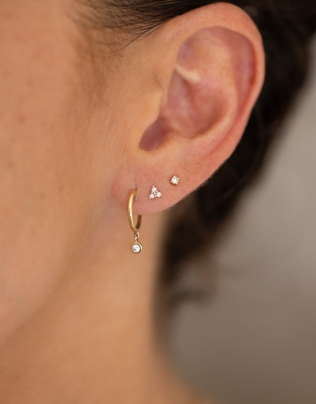 Luna Rae - Solid Gold - Halley Diamond Studs
