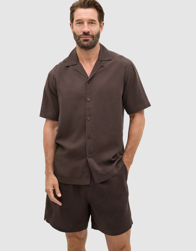 Seed Heritage - S/S Camp Collar Shirt