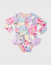 Aqua Blu Kids - Meadow Long Sleeve One Piece - Babies