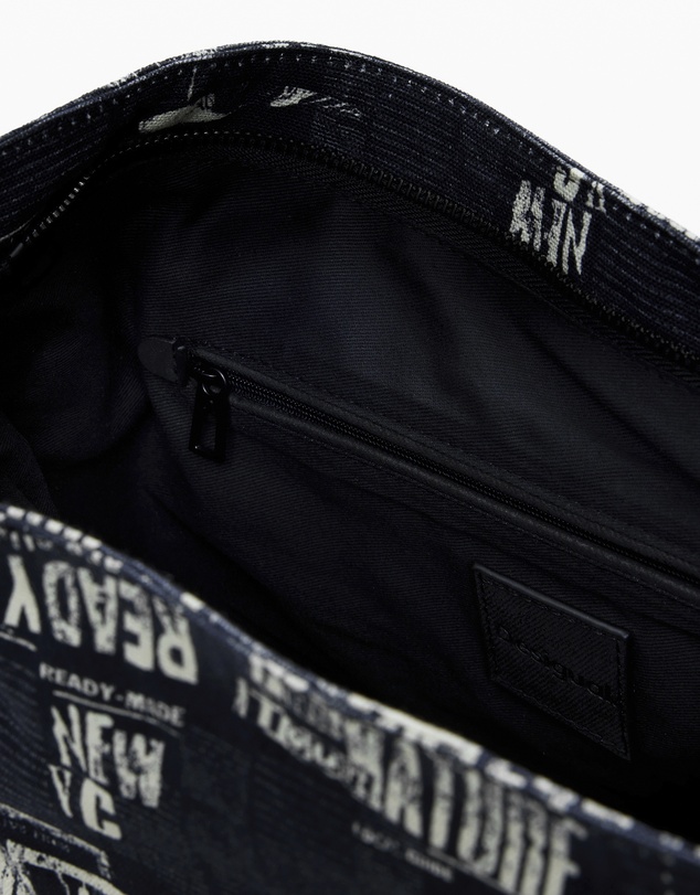 Desigual - Medium newspaper shoulder bag
