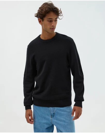 AERE - Premium Wool Crew Neck Knit Jumper