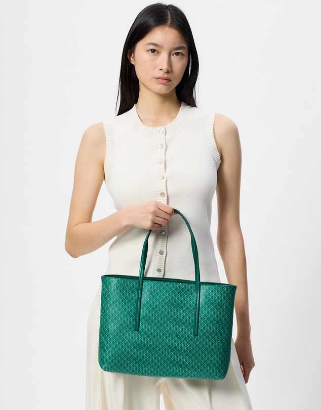 Calvin Klein - Emblem All Over Print Small Tote Bag