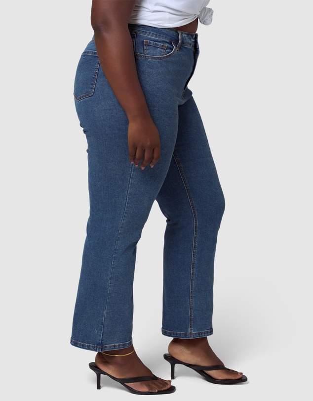 Indigo Tonic - Lia Crop Straight Leg Jean