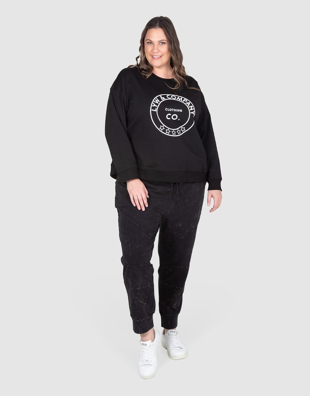 Love Your Wardrobe - LYW & Co Print Sweat Top
