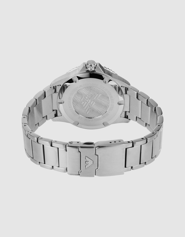Emporio Armani - Silver-Tone Analogue Watch