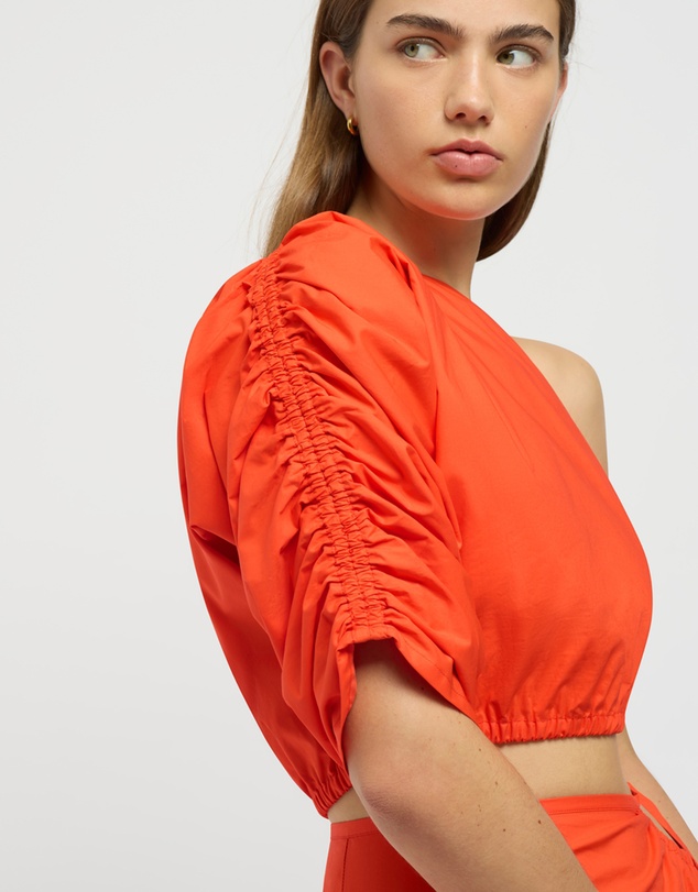 FRIEND of AUDREY - Sylvie Cotton One-Shoulder Top